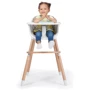 Стульчик для кормления Kinderkraft Sienna Gray (KKKSIENGRY0000): Материал дерево