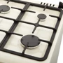 Плита комбінована Eleyus TEKNA 5007 CF BG: Кількість газових конфорок 4