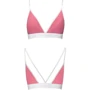Спортивный топ с двойными бретелями Passion PS007 TOP pink, size S