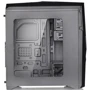 Корпус Thermaltake Versa N25 (CA-1G2-00M1WN-00): Материал передней панели пластик и сталь