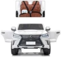 Электромобиль Kidsauto Двухместный Lexus LX-570 (4WD, МР4 планшет) white (DK-LX570white): Максимальная скорость, км/ч 3.5-7