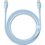 Кабель Baseus Cable USB-C to USB-C Pudding Series Fast Charging Cable 100W 1.2m Blue (P10355702311-00) фото 3
