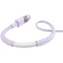 Кабель Baseus USB Cable to USB-C Display 2 Fast Charging Data 100W 1m Purple (P10382701511-00) фото 3