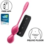 Вагинальные шарики с вибрацией Satisfyer Love Birds 2 Connect App Red