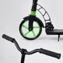 Самокат двухколесный Best Scooter с PU колесами, 1 амортизатором Black/Green (99666): Тип тормоза ножной