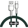 Кабель Baseus USB Cable to USB-C Cafule Metal 40W 1m Green (CATJK-A06)