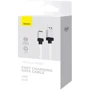 Кабель Baseus USB Cable to Lightning CoolPlay Series Fast Charging 2.4A 2m White (CAKW000502) фото 7