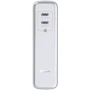 Зарядное устройство Baseus Wall Charger Power Station GaN 2xUSB-C 45W + Power Bank 1000mAh White (PPNLD-F02): Сила тока 2.4А и более