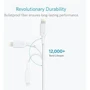 Кабель ANKER USB Cable to Lightning Powerline II V2 1.8m White (A8433H21): Длина 1,8 м