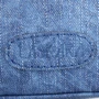 Женская сумка бакет-бэг Laskara синяя (LK10195-denim-blue): Фактура Гладкая, Матовая