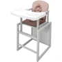 Стульчик-трансформер Babyroom Пеппи-250 серый капучино / шоколад (ежик, цветы) (680970)