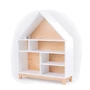 Стелаж з полицями для іграшок Twins Будиночок, білий