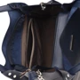 Жіноча сумка тоут Ricco Grande синя (1L908-blue): Матеріал Натуральна шкіра