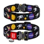 Ошейник для собак WAUDOG Nylon с QR паспортом NASA, XXL (4535-0047)