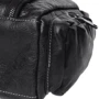Чоловіча дорожня сумка Keizer чорна (K11028-black): Фактура матова, Гладка