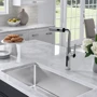 Смеситель для кухни Lefton Waterfall & Pull-Out Kitchen Faucet with Temperature Display-KF2209 Chrome: Назначение Для кухни