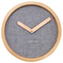 Настінний годинник NeXtime Calm Grey 30см (3155GS)