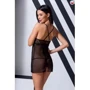 Эротическая сорочка Passion Exclusive QUENTRIS CHEMISE black XXL/XXXL