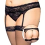 Пояс для чулок SoftLine - Garterbelt 3305, S/M (black)