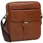 Мужская сумка планшет Borsa Leather коричневая (K15210-brown)