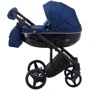 Коляска 2 в 1 Adamex Chantal C204-CZ темно-синий (белый кант) (624638): Количество блоков 1
