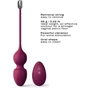 Вагинальные шарики Dorcel LOVE BALLS PLUM