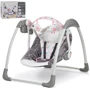 Крісло-гойдалка Mastela Deluxe Portable Swing Сіро-рожева (6504)