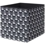 Коробка ІКЕА DRÖNA 33х38х33 см білий/чорний візерунок (90435102)