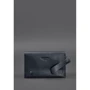 Мужская борсетка BlankNote синяя (BN-KLATCH-3-navy-blue): Материал Натуральная кожа