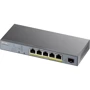 Мережевий комутатор ZyXel GS1350-6HP-EU0101F: Порти только Gigabit Ethernet (10/100/1000)