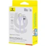 Кабель Baseus USB Cable to USB-C Display 2 Fast Charging Data 100W 1m Purple (P10382701511-00) фото 11
