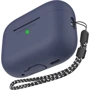 Чехол для наушников AhaStyle Silicone Case with strap Midnight Blue (X003E41MYN) for Apple AirPods Pro 2