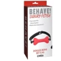 Кляп CHISA Doggle Bone Bit Gag, Red