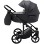 Коляска 2 в 1 Adamex Porto Light Экокожа SA-5 графит (625716): Ширина шасси 57