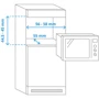 Встраиваемая микроволновая печь Samsung NQ50A6139BS: Переключатели поворотные