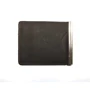 Мужской зажим для денег DNK Leather темно-коричневый (DNK Зажим Spring+ col.F): Формат кошелька Вертикальный