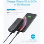 Внешний аккумулятор ANKER Power Bank PowerCore 28W 10000mAh Dark Grey (A1236HZ1): Количество USB 1