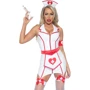 Виниловый костюм медсестры Leg Avenue Vinyl ER Hottie XL