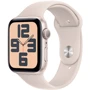 Apple Watch SE 2 2023 44mm GPS Starlight Aluminum Case with Starlight Sport Band - M/L (MRE53) UA