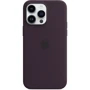Чехол для iPhone Apple Silicone Case with MagSafe Elderberry (MPTX3) for iPhone 14 Pro Max: Материалы Силикон