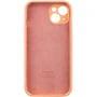 Чехол для iPhone Mobile Case Silicone Case Full Camera Protective Cantaloupe for iPhone 15 Plus: Тип чехла накладка на заднюю часть