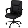 Крісло АКЛАС Лівар TILT 10002M Чорний (PU Black) (00158598): Матеріал оббивки екокожа