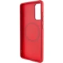 Чехол для телефонов TPU Case Bonbon Metal Style with MagSafe Red for Samsung S901 Galaxy S22: Тип накладка на заднюю часть