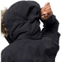 Парка Jack Wolfskin Glacier Canyon Parka 1107673-6000 54 черная зимняя с капюшоном и мехом: Подкладка На подкладке