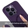 Чехол для iPhone TPU Case Bonbon Metal Style with MagSafe Dark Purple for iPhone 13 Pro Max: Материалы Термополиуретан