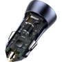 Зарядное устройство Baseus Car Charger USB+USB-C Golden Contactor Pro 40W Dark Gray (CCJD-0G) фото 6