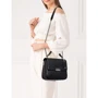 Женская сумка через плечо Guess Matrix Shoulder Bag черная (HWVG7740200-BLA): Застежка Магнитная