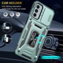Аксессуар для смартфона Mobile Case Camshield Army Ring Light Green for Samsung A155 Galaxy A15 4G / A15 5G: Материал TPU (термополиуретан) и поликарбонат