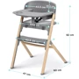 Стульчик для кормления Kinderkraft Igee Cloudy Grey (KHIGEE00GRY0000): Тип трансформер