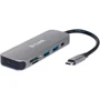 Адаптер D-Link Adapter USB-C to 2xUSB 3.0+USB-C+SD+MicroSD Gray (DUB-2325)